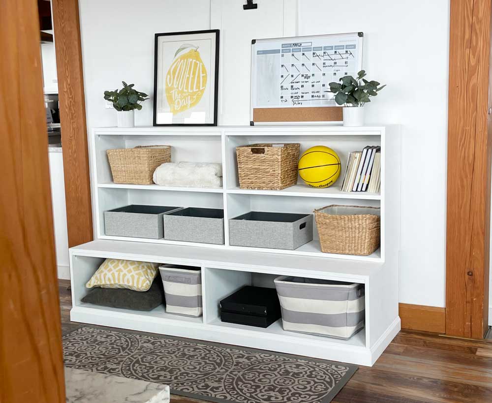 Mudroom Hutch – Frameless Cabinet Collection woodworking plan