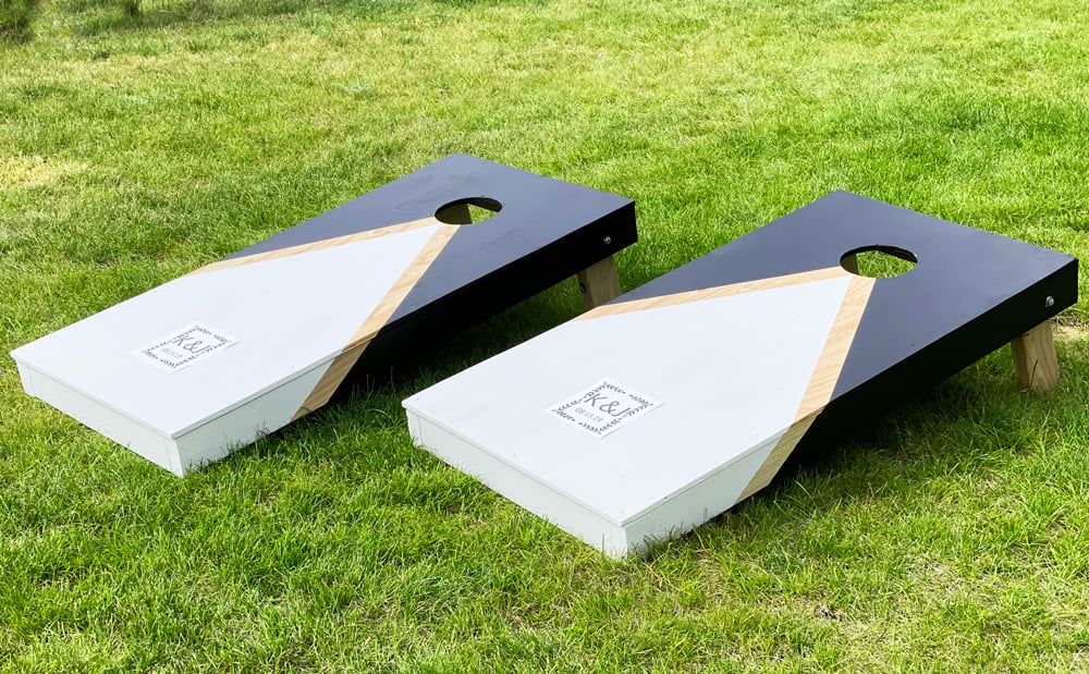 Easiest Corn Hole Board Plans with Free Printable PDF woodworking plan