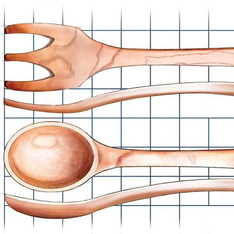 Handcrafted Wooden Utensils – Downloadable Plan woodworking plan