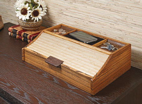 Dresser Top Valet woodworking plan