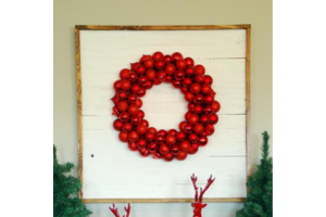 Shiplap Wreath Display Frame - Image 1