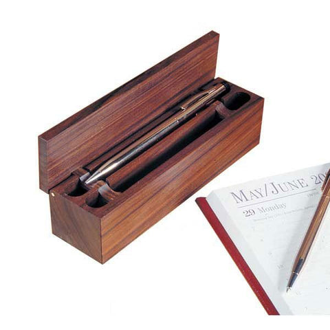 Woodworking Project Paper Plan to Build Flip-Up Pen Box - Image 1