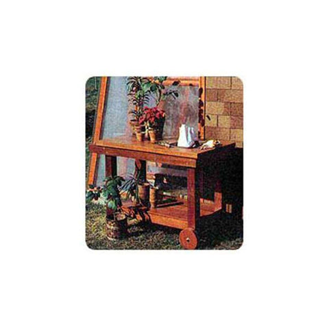 Woodworking Project Paper Plan to Build Mobile Potting Table - Image 1