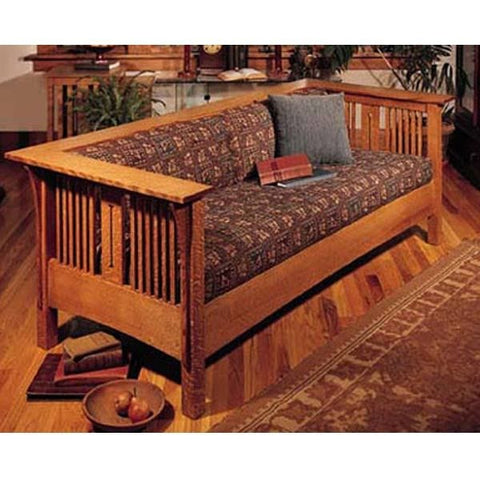 Woodworking Project Paper Plan to Build Arts and Crafts Mission Sofa and Chair - Image 1