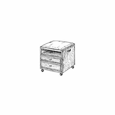 Woodworking Project Paper Plan to Build Rolling Sewing Box - Image 1