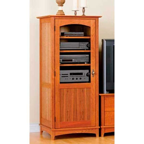 Woodworking Project Paper Plan to Build Entertainment Center Tower Cabinet - Image 1