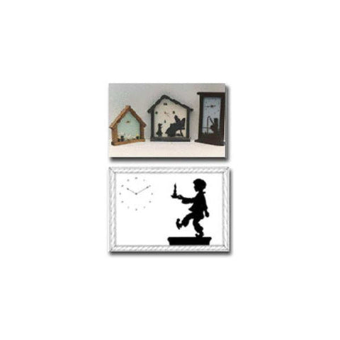 Woodworking Project Paper Plan to Build 8 Silhouette Mantle Clock Patterns - Image 1