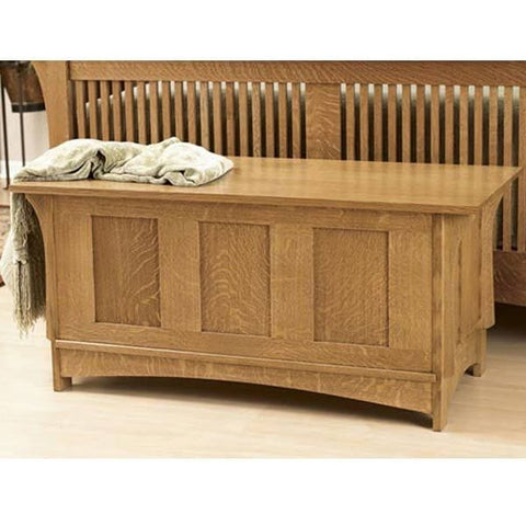 Woodworking Project Paper Plan to Build Arts and Crafts Blanket Chest - Image 1