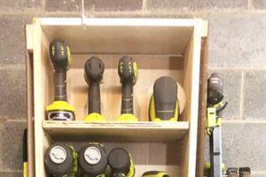 Mobile Power Tool Storage Unit woodworking plan