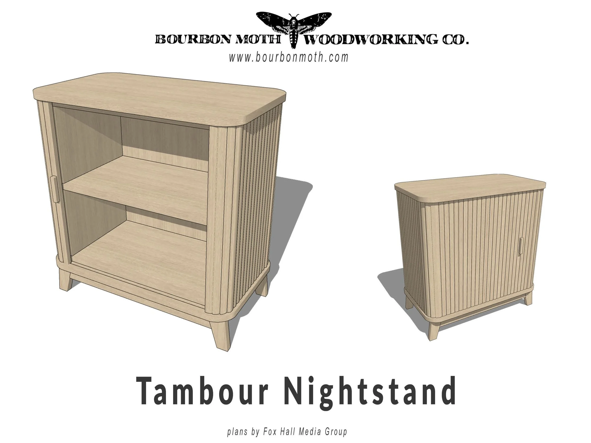 Tambour Nightstand Plans - Image 1