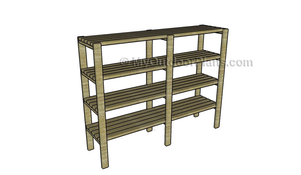 2×4 SHELVING PLANS woodworking plan