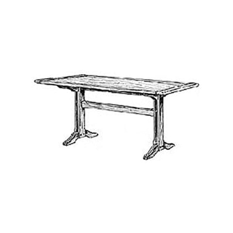 Woodworking Project Paper Plan to Build Shaker Dining Table woodworking plan