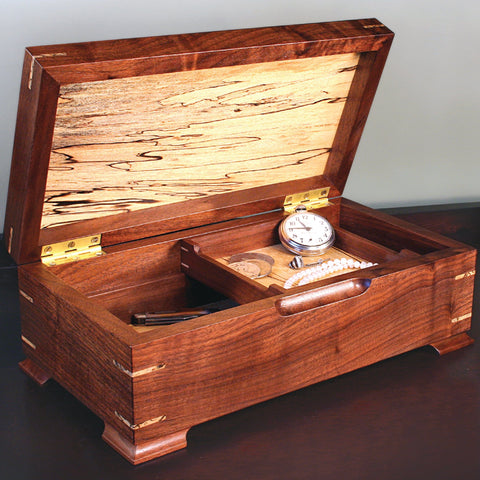 Woodworking Project Paper Plan to Build Keepsake/Jewelry Box woodworking plan