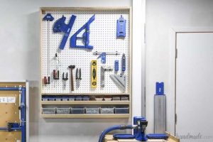 Shop Pegboard Cabinet Build Plans woodworking plan