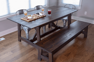 Farmhouse Bench woodworking plan