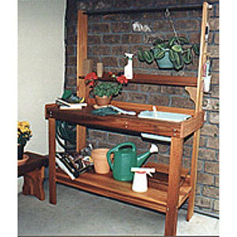 Woodworking Project Paper Plan to Build Potting Table - Image 1