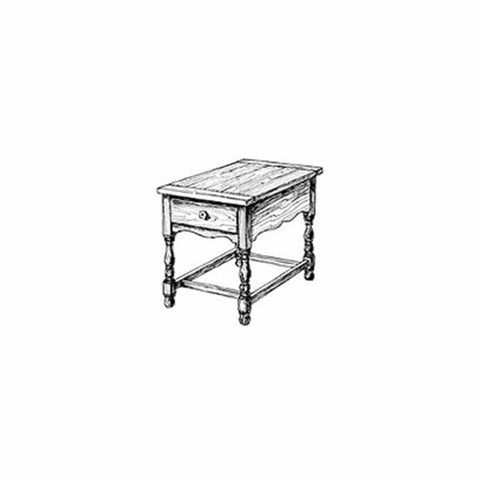 Woodworking Project Paper Plan to Build End Table - Image 1