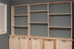 Shelving Unit with Storage and Tilt-Out Laundry - Image 1