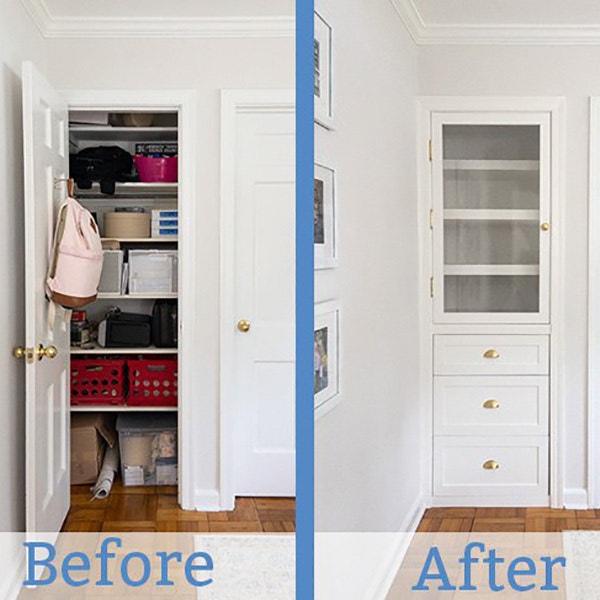 Closet to Built-in File Cabinet Plan woodworking plan