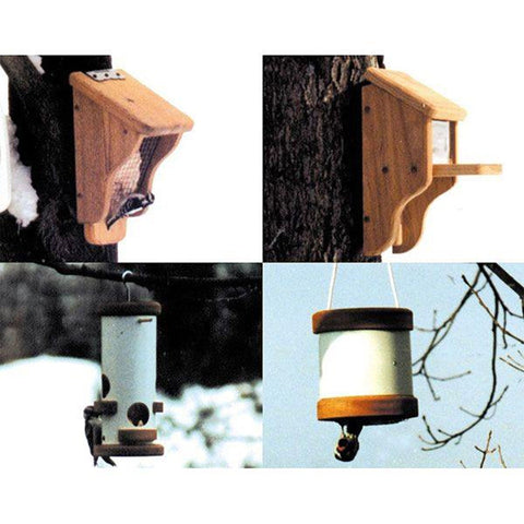 Woodworking Project Paper Plan to Build Suet and Squirrel Feeders woodworking plan