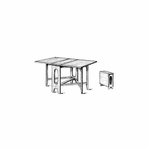 Woodworking Project Paper Plan to Build Collapsible Table woodworking plan