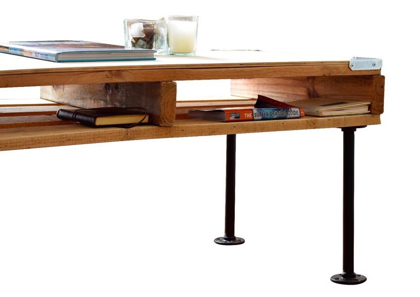 A Step-By-Step Guide to Building an Industrial Style Pallet Coffee Table woodworking plan
