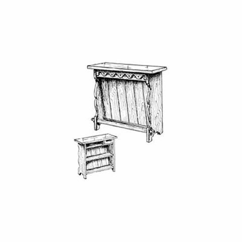 Woodworking Project Paper Plan to Build Home Bar - Image 1