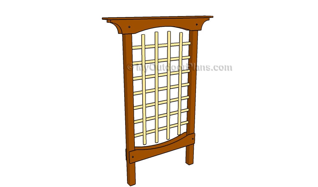 CUCUMBER TRELLIS PLANS woodworking plan