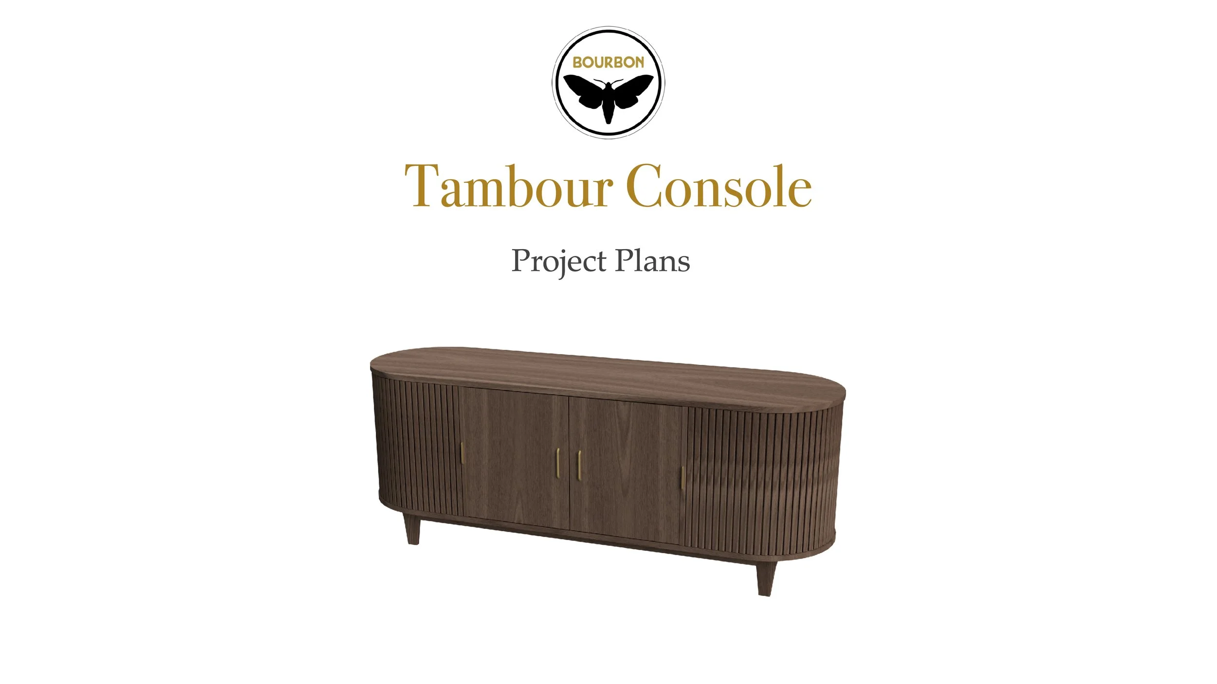 Tambour Console Plans - Image 1