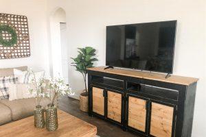 DIY 4 Door Media Console - Image 1