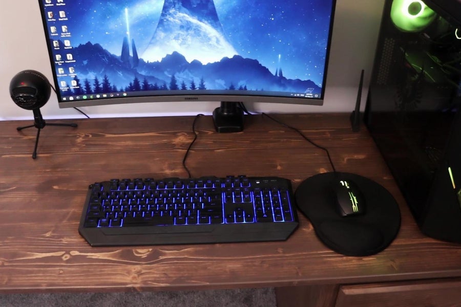 DIY Computer Desk | Cable Management, Storage, LED’s - Image 1