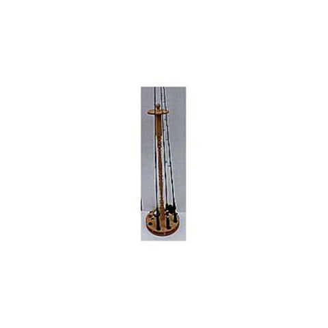 Woodworking Project Paper Plan to Build Fishing Pole Stand - Image 1