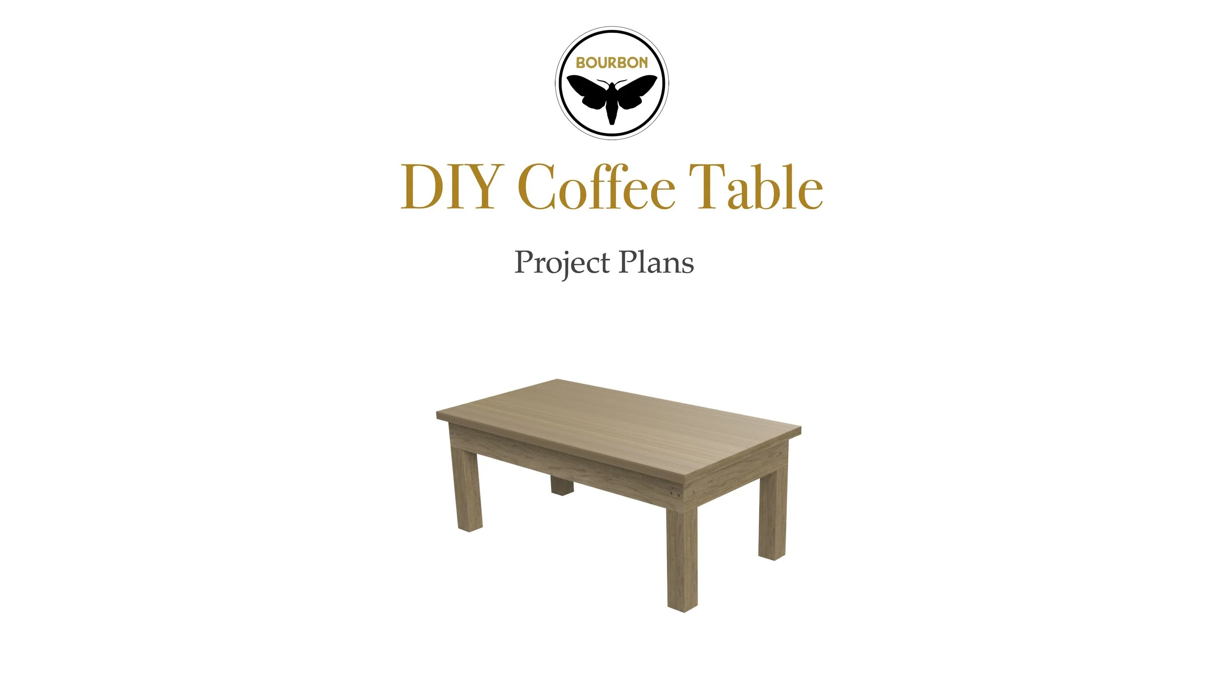 DIY Coffee Table Plans woodworking plan