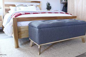 DIY Upholstered Storage Bench - Image 1