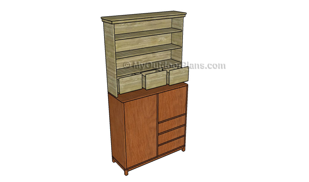 DESK HUTCH PLANS - Image 1