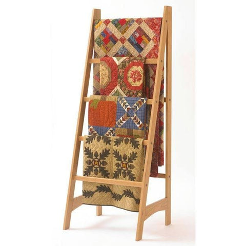 Woodworking Project Paper Plan to Build Quilt Ladder - Image 1