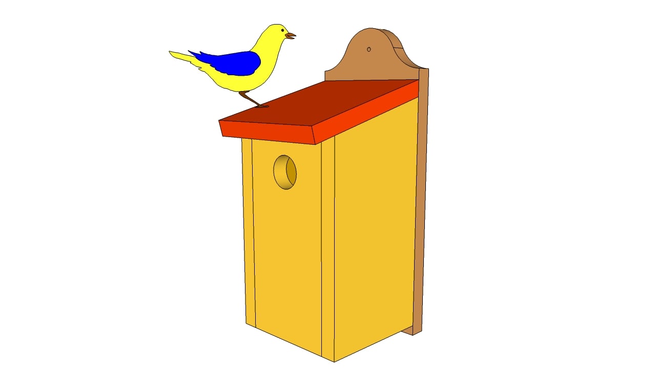 BLUE BIRD HOUSE PLANS woodworking plan