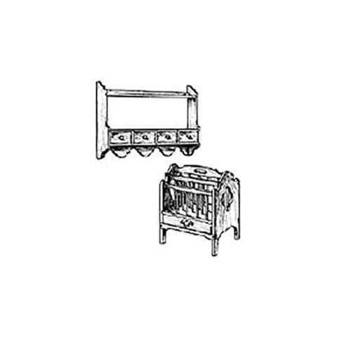 Woodworking Project Paper Plan to Build Shelf and Canterbury - Image 1
