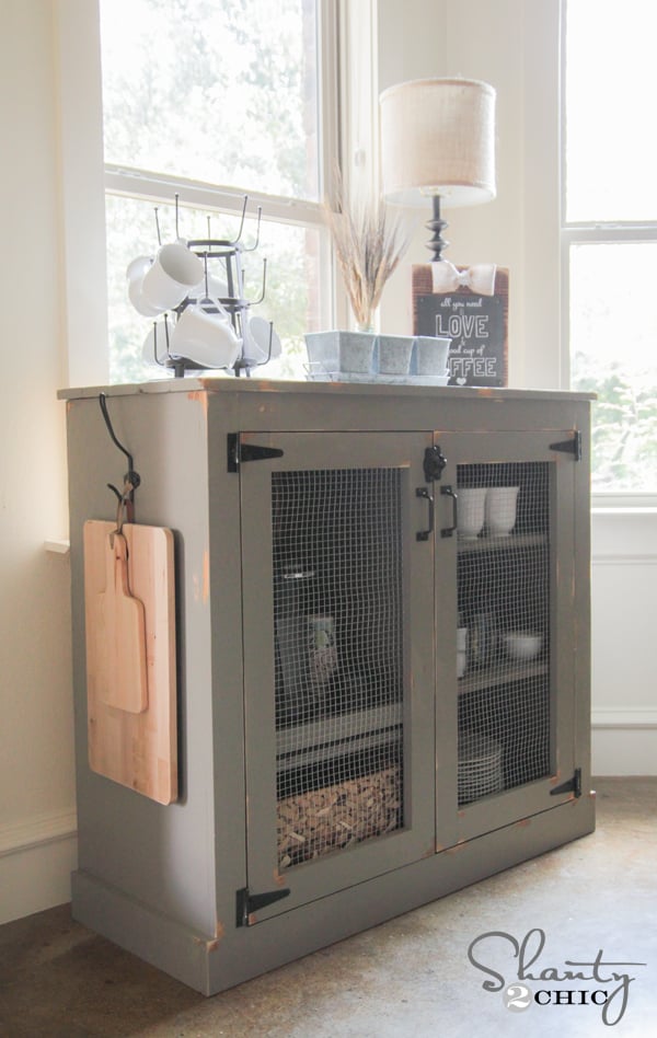 DIY Farmhouse Coffee Cabinet - Image 1
