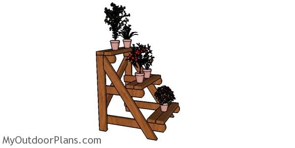 2×4 PLANT STAND PLANS woodworking plan