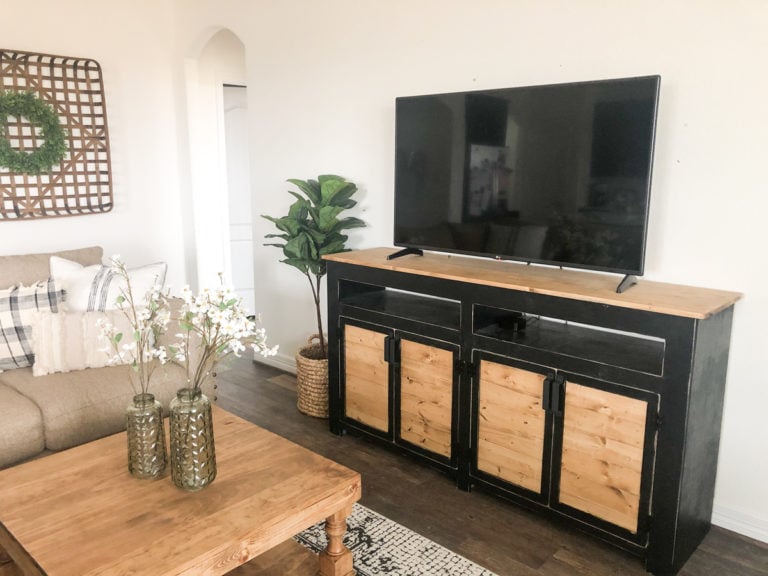 DIY 4 Door Media Console - Image 1