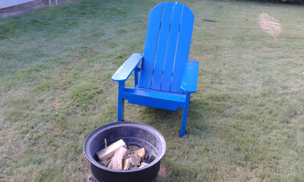 Adirondack Style Chair (pallet Wood) woodworking plan