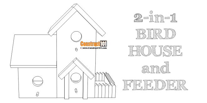 DIY 2-in-1 Bird House and Feeder - Image 1