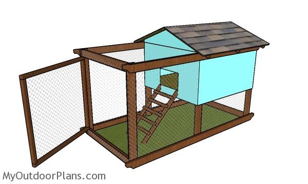 BACKYARD CHICKEN TRACTOR PLANS woodworking plan