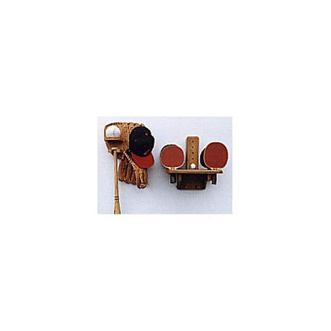 Woodworking Project Paper Plan to Build Ping Pong and Baseball Racks - Image 1