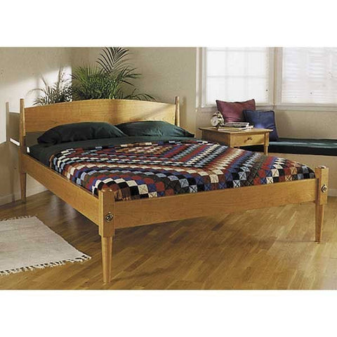 Woodworking Project Paper Plan to Build Shaker Bed - Image 1