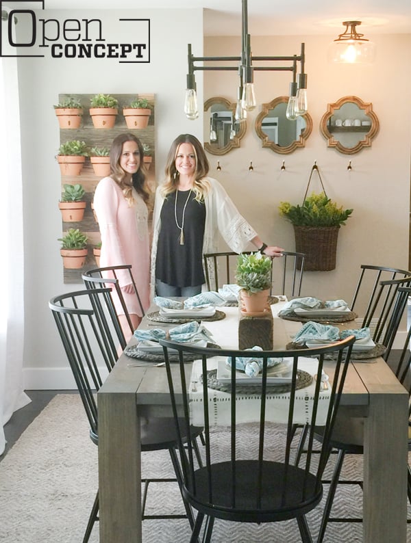 DIY Modern Farmhouse Table as seen on HGTV Open Concept - Image 1