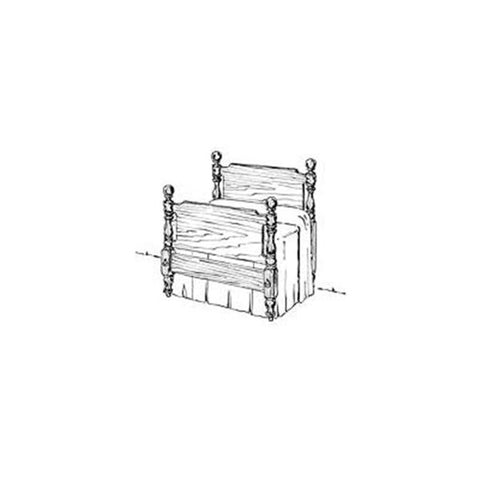 Woodworking Project Paper Plan to Build Early American Bed - Image 1