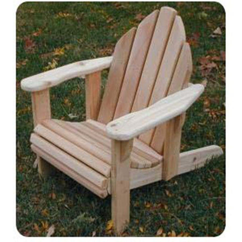 Woodworking Project Paper Plan to Build Child-Size Adirondack Chair - Image 1