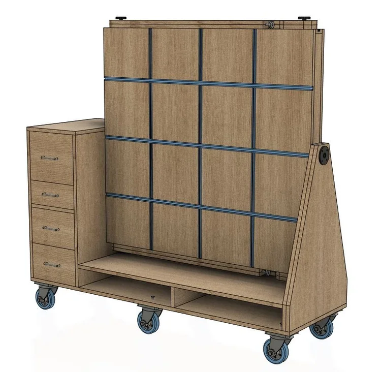 Fisher’s Mobile Assembly Table - Image 1